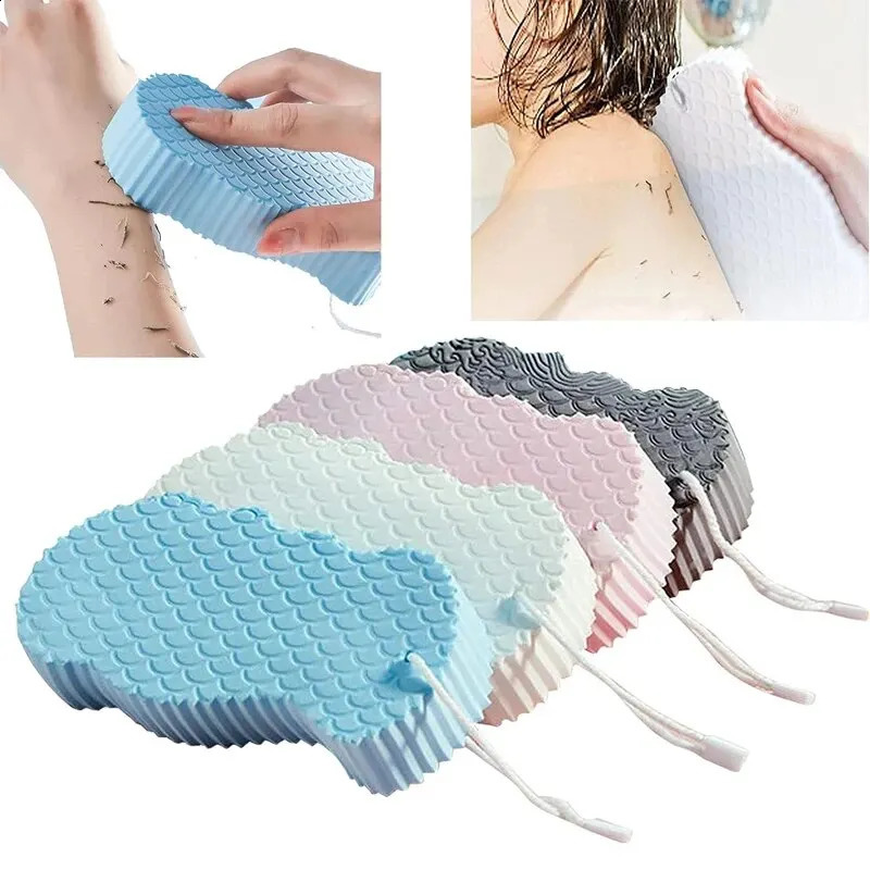 Soft Exfoliating Shower Sponge Shower Brush Body Skin r Exfoliator 1 Pc. 240701