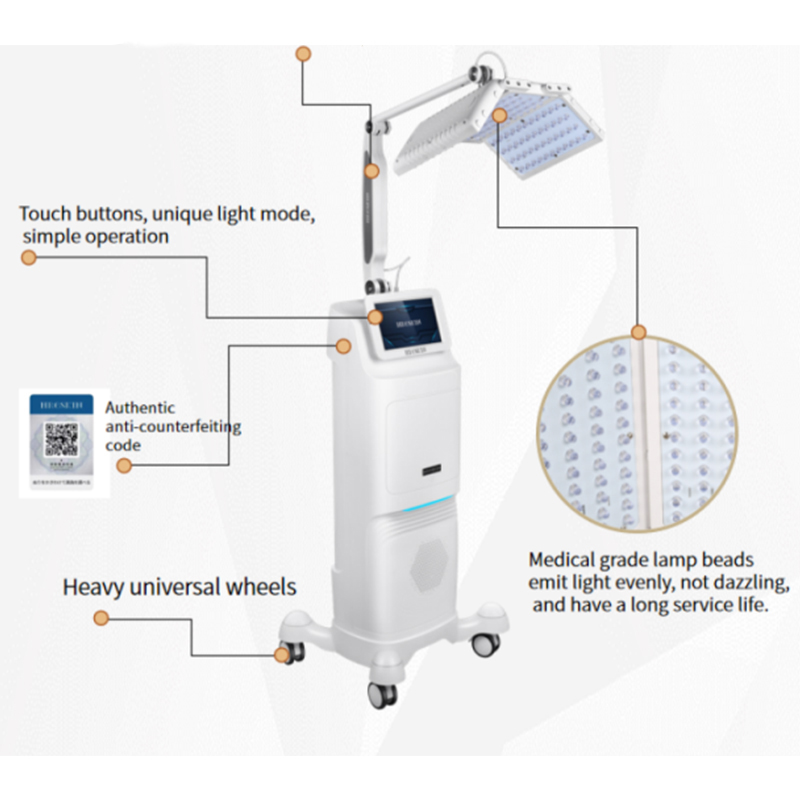Powerful 7 Colors PDT LED Face Light Therapy Machine Red Light Therapy Device Face Beauty Equipment For Skin Rejuvenation