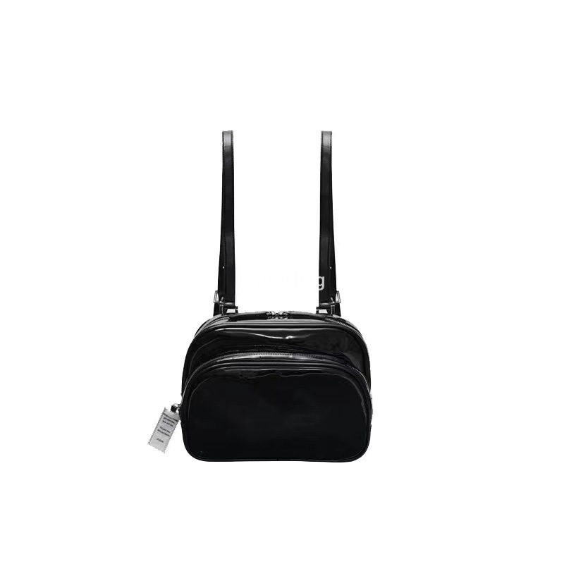 Fashionable Women's High end New Fashionable and Small, Lightweight and Practical Large Capacity Backpack Cute and Versatile Casual Black High en