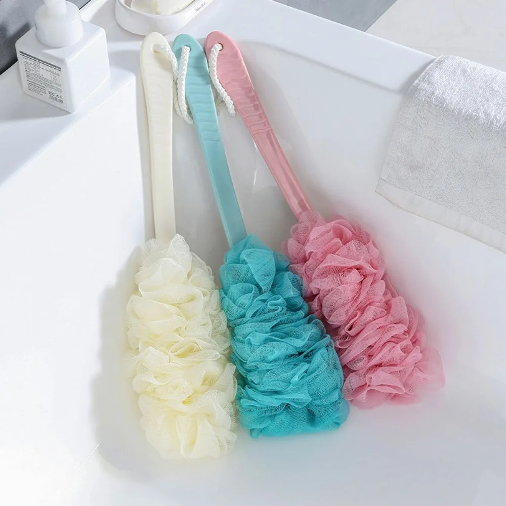 Soft Long Handle Back Brush Body Scrubbers for Bathroom Perfect for Spa Scrub and Back Exfoliation Bath Skincare Shower Supplies 240701