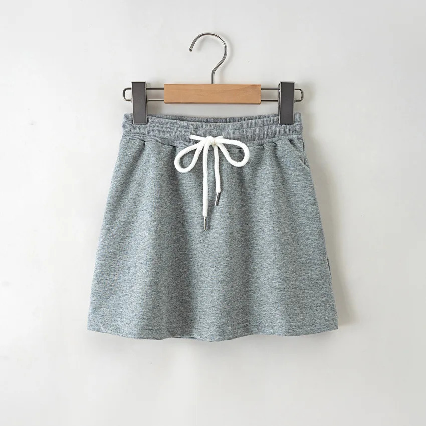 Girls Summer Short Skirt Cotton Casual Sport Teenage Kids Skirt 8-12 Years School Skirt for Children Solid Elastic Waist 240701