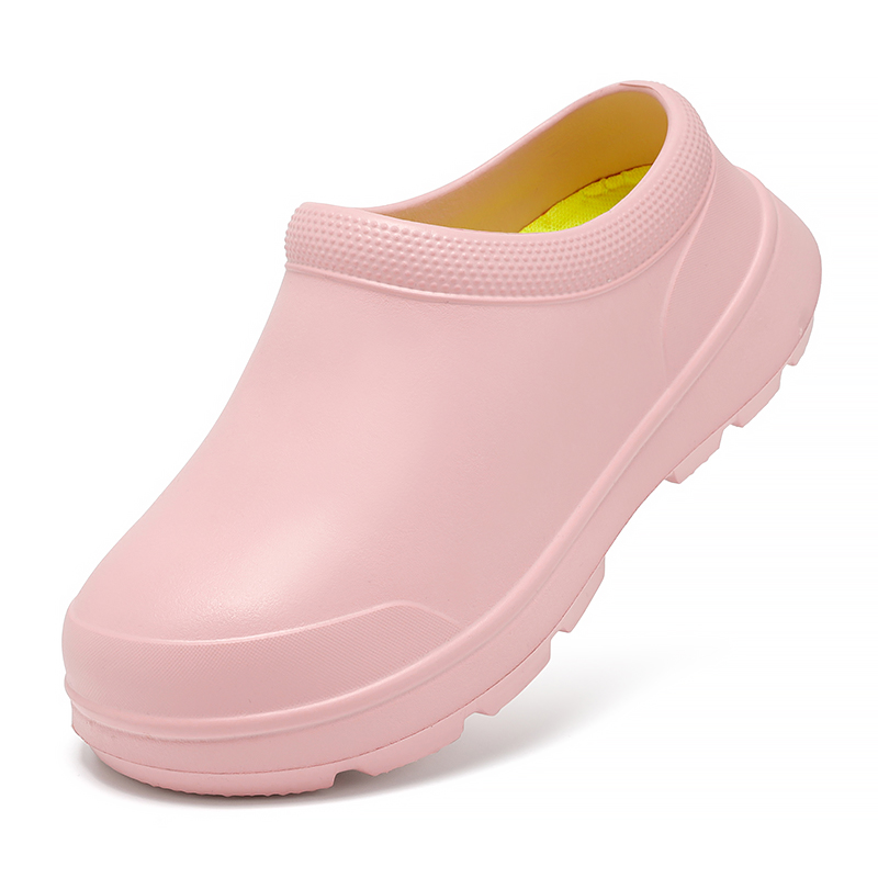 and Men's Women's Chef Wear-resistant Outdoor Leisure Shoes, Waterproof Rain Restaurant Dirt Resistant Work Shoes ed51