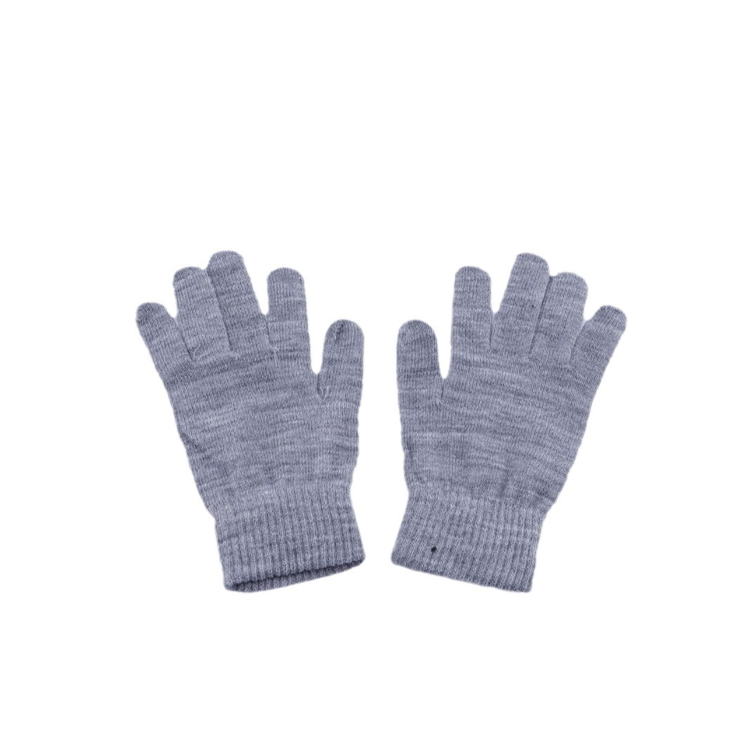 Magic gloves, solid color autumn and winter cycling warm gloves, unisex knitted sweater gloves for men and women