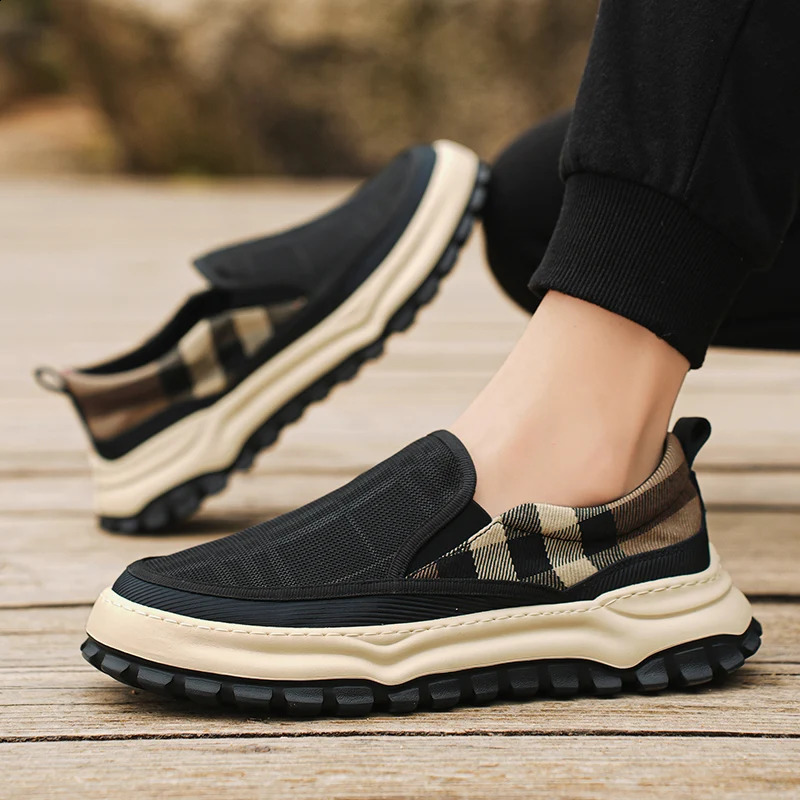 Casual Sneaker Casual Shoes Loafers Platform Sports Shoes Sports and Leisure Skateboard Wear-resistant Ventilate Outdoor 240702