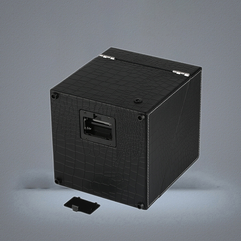 Black Automatic Watch Winder USUKAUEU Plug Adapter Mechanical Self Winding Box Double Motor Shaker Holders New Arrival