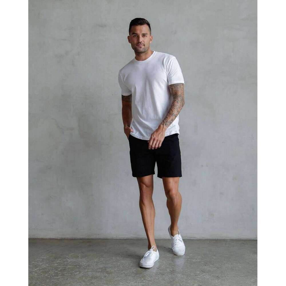 Designer Mens T Shirt with Short Sleeve Crew Neck Soft Fitted Tees Fresh Classic Basic Tshirts Tees Top Summer Clothes S-2XL Free shipping