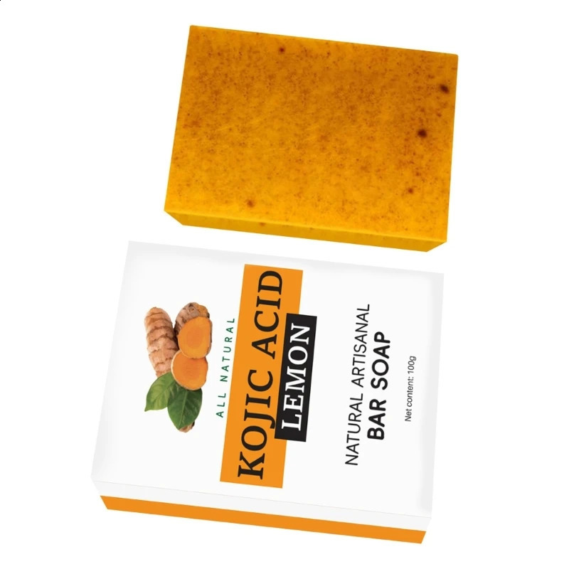 Turmeric Soap Bar for Face Body Tumeric Soap Smooth Skin Cleansing Natural Handmade Soap Skin Formula Soap For Women 240701