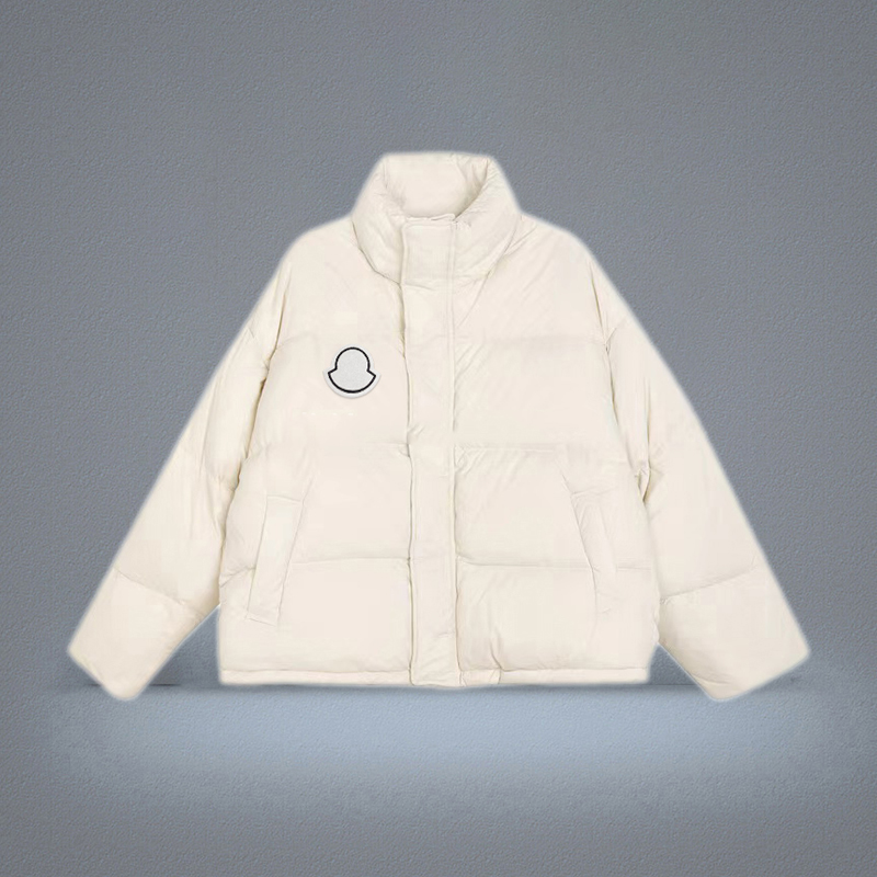 Men039s down jacket y jacket parka women039s classic casual coat thickened white down bread jacket