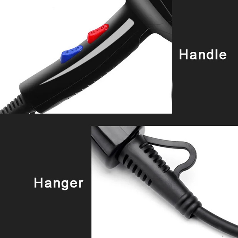 110V or 220V With US EU Plug 1800W And Cold Wind Hair Dryer Blow dryer Hairdryer Styling Tools For Salons and household use 240624