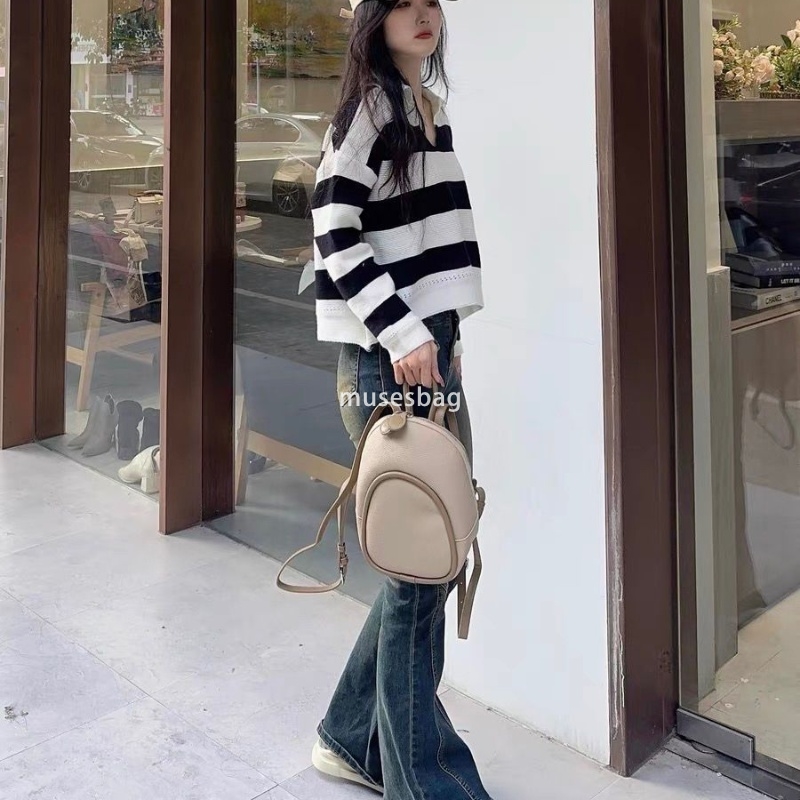 European and American women's atmospheric backpack new Korean style high-end feeling versatile fashion niche backpack simple travel backpack smal