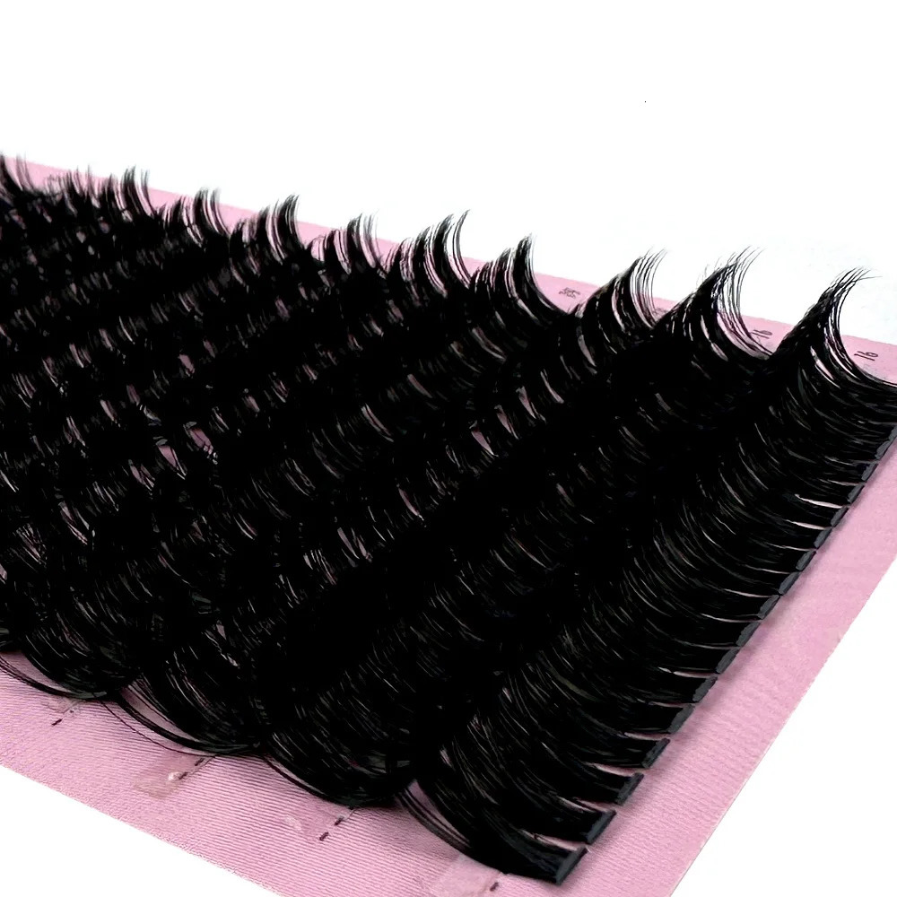 Cluster Eyelash Extension 266Bundles 80D Natural Style Individual Eyelashes Handmade Eyelash Bundles 3D Mink Lashes 240701