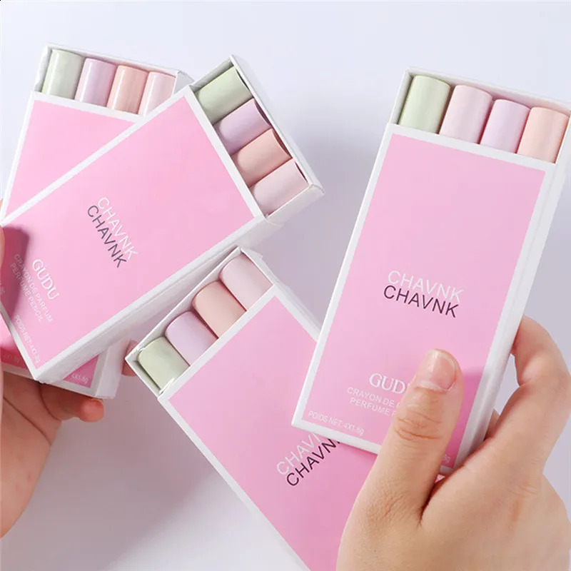 1PC Portable Solid Perfume Easy To Carry Lasting Fresh Light Fragrance Stay Long Fragrance Portable Solid Stick Perfume 240701