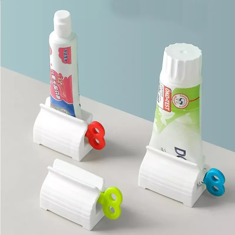 Mini Rolling Tube Toothpaste Squeezer Dispenser Seat Holder Stand Easy Cleaning Bathroom Products Household Cosmetics Squeezer 240701