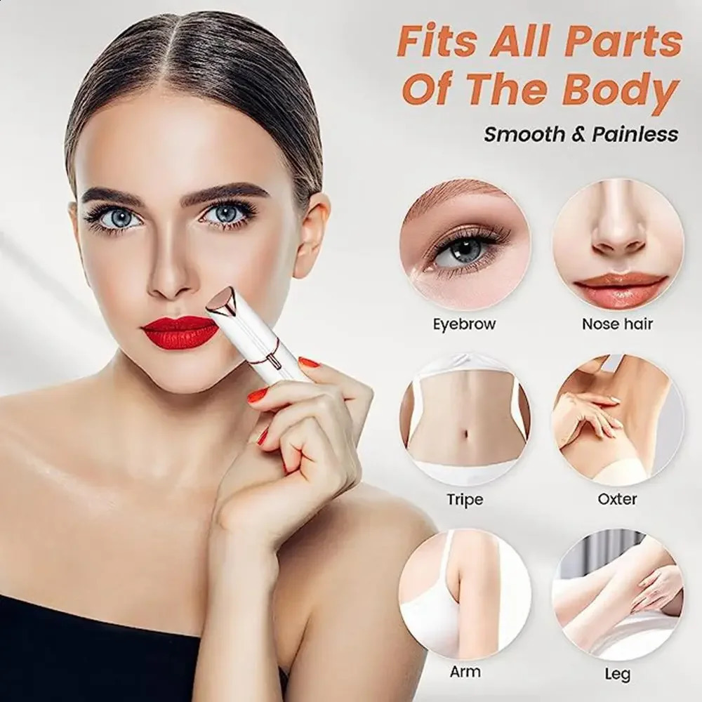Epilator Face Painless Shaver Electric Trimmer Hair r Bikini Depilator Shaving Machine for Women Men 240701