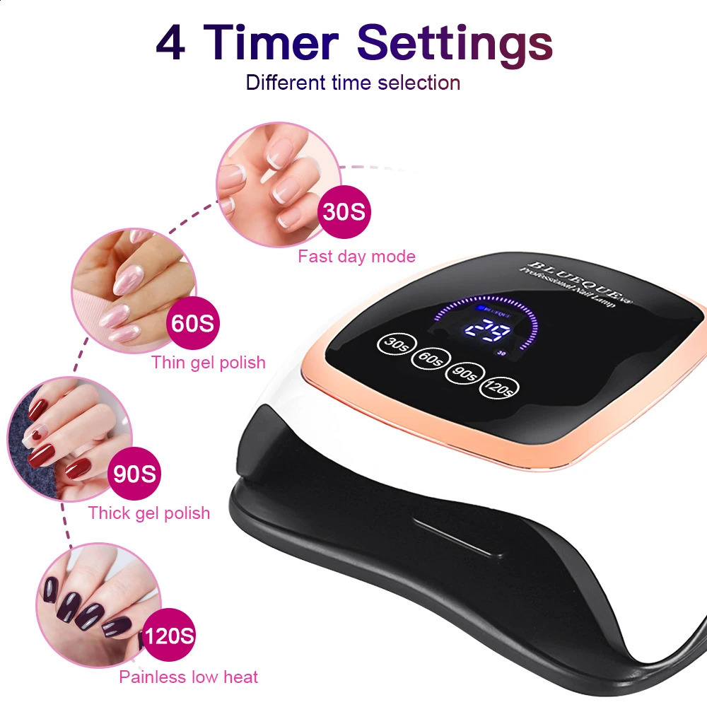 Sun X5 Plus UV LED Lamp For Nail Manicure 36 LEDS Professional Gel Polish Drying Lamps With Timer Auto Sensor Equipment Tools 240701