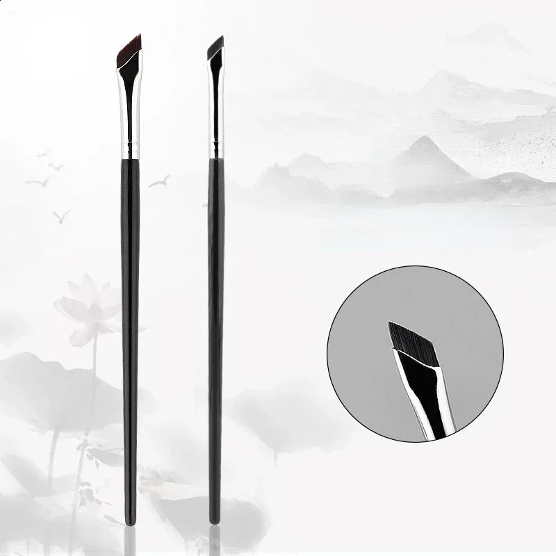Upgrade Blade Eyeliner Brush Ultra Thin Fine Angle Flat Eyebrow Brush Liner Brow Place Makeup Brush Precise Detail Brush 240701