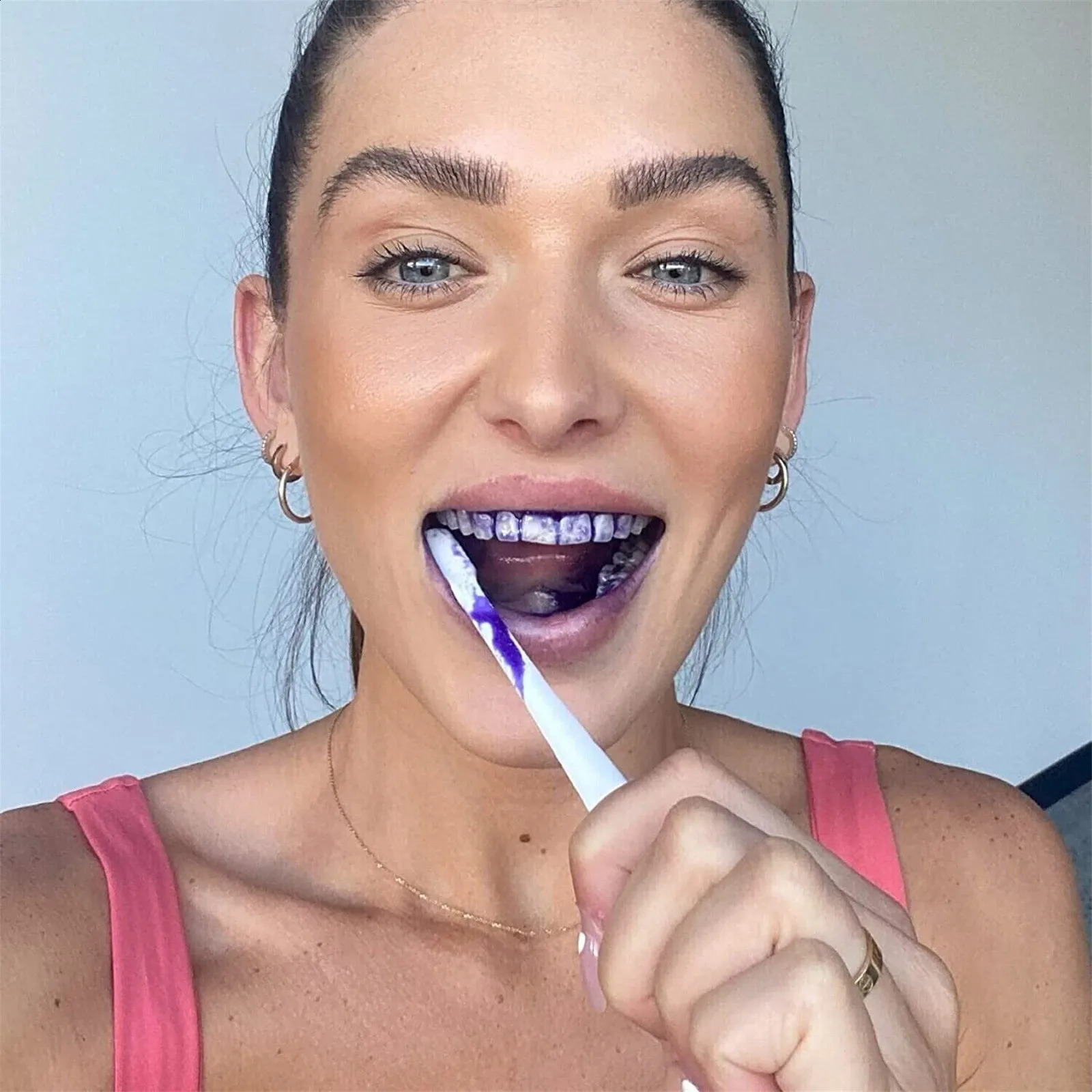 2024 Teeth Toothpaste Purple Toothpaste For Pain Sensitive TeethTeeth Toothpaste For Adults 30ml 240701