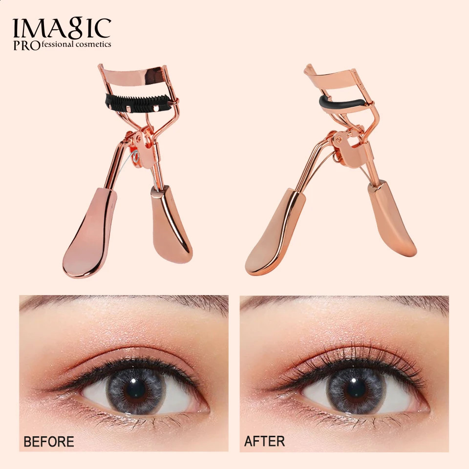 IMAGIC Professional Durable Curling And Shaping Portable Not Hurting Eyelashes Facial Beauty Eyelash Curler Eye Makeup Tool 240701