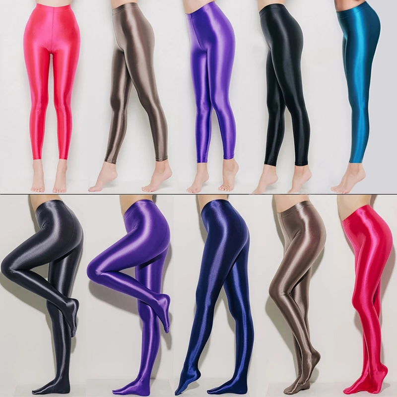 Collant Opaco Lucidi Satinati Calze Sexy Leggings Leggings Sport Women Fitness …
