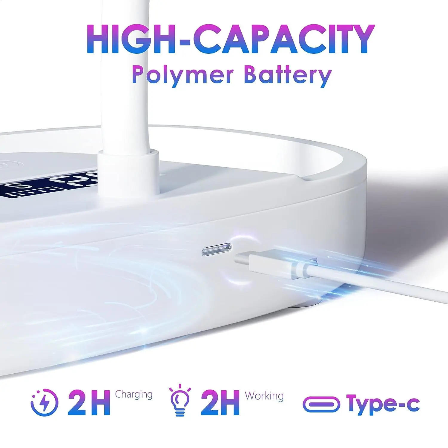 LED Nail Lamp 12W Rechargeable Portable Gooseneck Lamp Quicky Dry Gel Nail Light Portable Flash Cure LED Nail Light for Gel Nail 240701