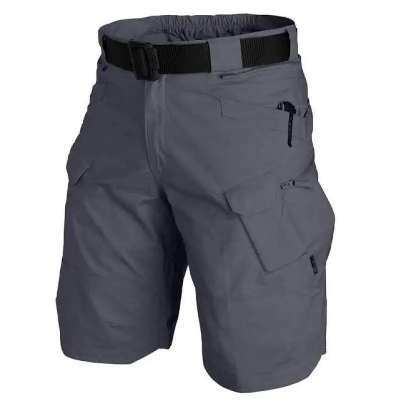 Summer Men Cargo Shorts Tactical Short Pants Waterproof Quick Dry Multipocket Mens Outdoor Clothes Hunting Fishing 240620