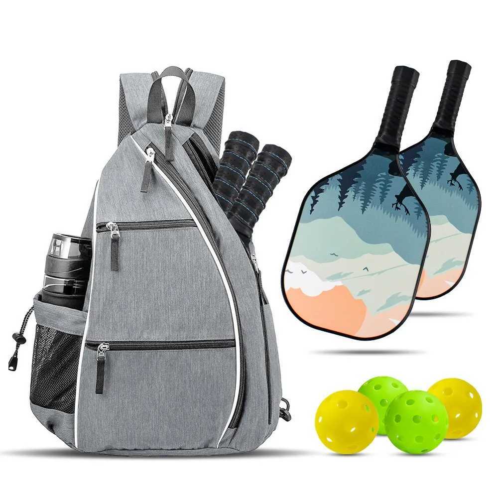 Outdoor Bags Kimchi ball racket backpack mens backpack womens sports backpack reversible kimchi ball paddle bag table tennis backpack S24722