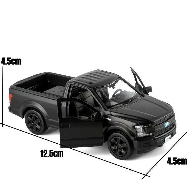 Diecast Model Cars 1/36 Ford F-150 SVT Pickup Truck Toy Car Model For Children RMZ CiTY Diecast Miniature Pull Back Collection Gift for Kid Boys
