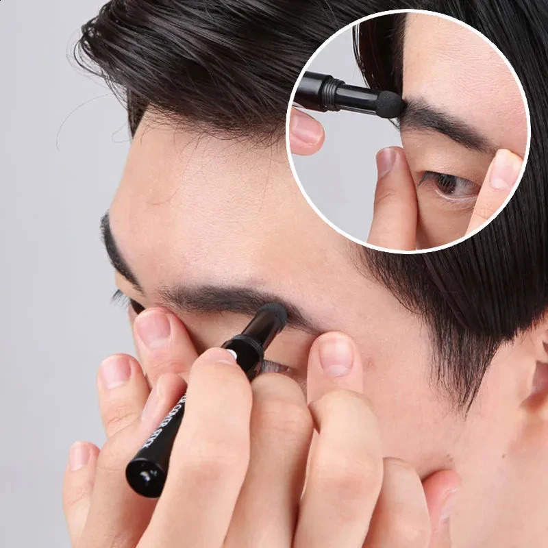 Men Eyebrow Pencil Natural Eyebrow Powder Concealer Pen Eyebrow beard Hairline Filling Naturally Waterproof And Long-lasting Cos 240701