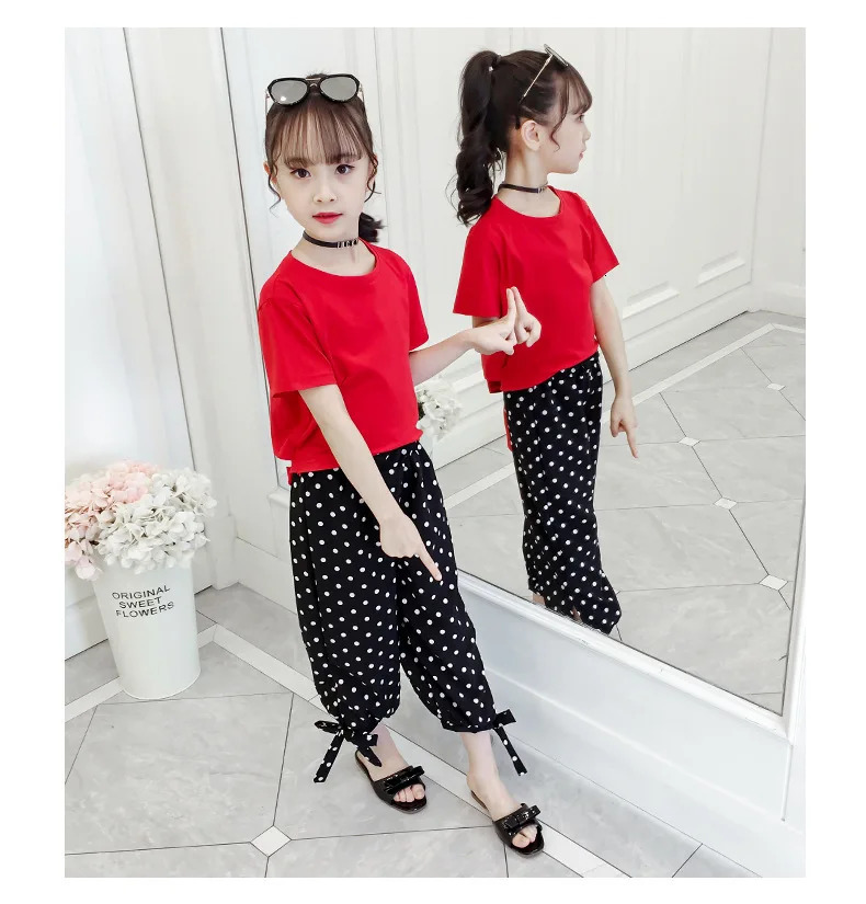 Summer Girls Clothing Sets Children Short Sleeve T-shirt TopsCartoon Poker Skirts Kids Suits Girl Outfits 5 s 240701