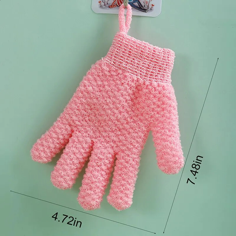 Five Finger Bath Gloves Creative Home Body Massage Sponge Lazy Bath Gloves Massage Elastic Bath Scrub Mud 240701
