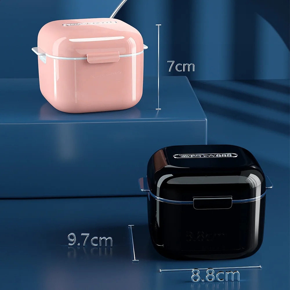 High Quality Orthodontic Retainer Braces Storage Box Soaking Invisible Teeth Denture Cleaning Tooth Storage Portable Belt case 240701