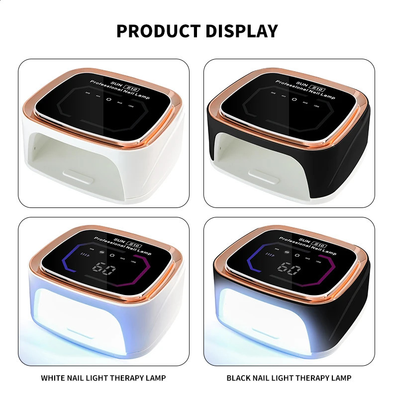 Professional Rechargeable UV LED Dryer HD Display Smart Wireless Nail Drying Lamp for Fast Dry Curing All Polish Gel X251027