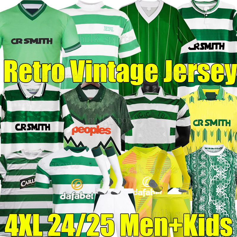 Celtic retro soccer jerseys 95 96 97 98 99 football shirts LARSSON Sutton NAKAMURA KEANE Sutton DALGLISH 05 06 07 08 89 91 92 84 85 classic vintage jersey 24 25 men kids kit