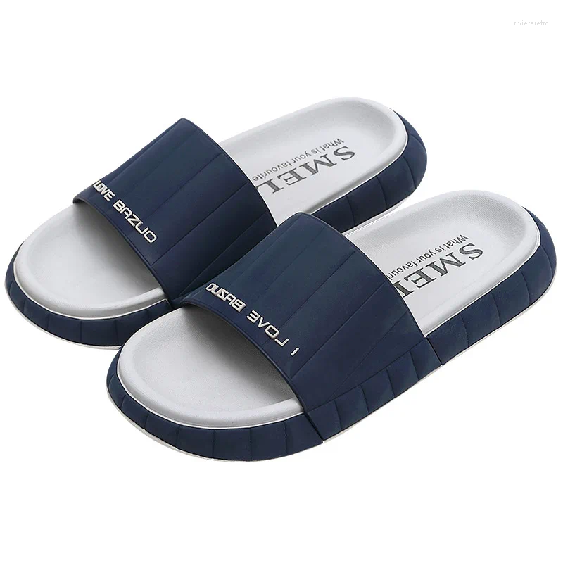 Slippers Men Beach Man Bathroom Women Thick Platform Slides Flip p Outdoor Casual Summer Big Size 49