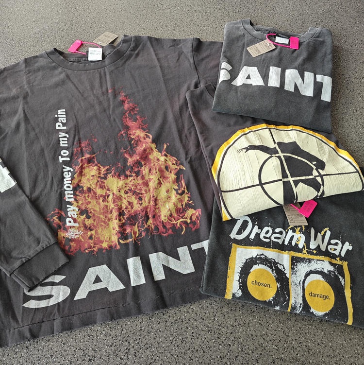 Real Photos Fashion Streetwear Cartoon Printed Quality Vintage Tee Cotton Loose Oversize Tops T Shirt For Men