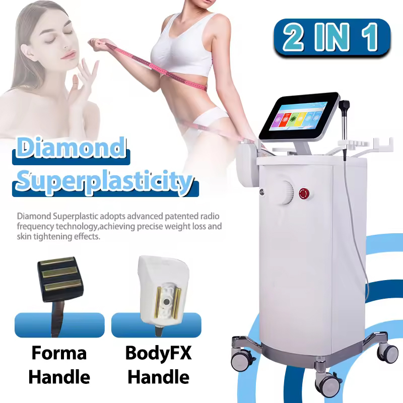 Hot Superplasticity 2-In-1 Diamond Contoura & Forma Anti-Aging Radiofrequency Treatment Machine Lipolysis Loss Weight Slimming For Body Sculpting
