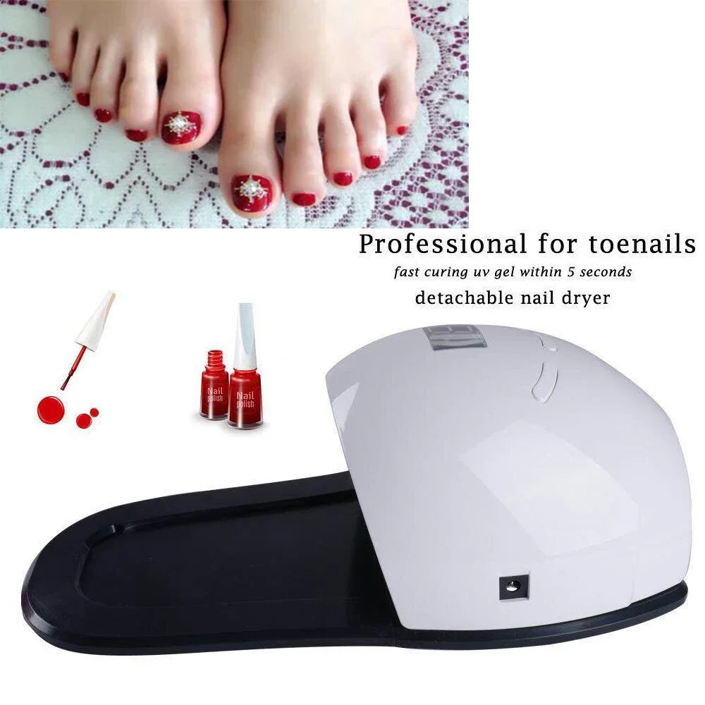 48W LED UV Manicure Lamp for Feet Professional Nail Dryer Portable Gel Nail Polish Curing Nail Gel Varnish Nail Art Tools 240701