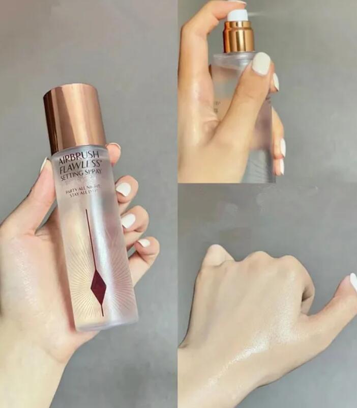 Luxury Makeup 100ml Airbrush Mist Face Setting Spray Moisturizing Hydrate Oil Control Long-lasting Waterproof Natural Matte Refreshing Cosmetics Free shipping