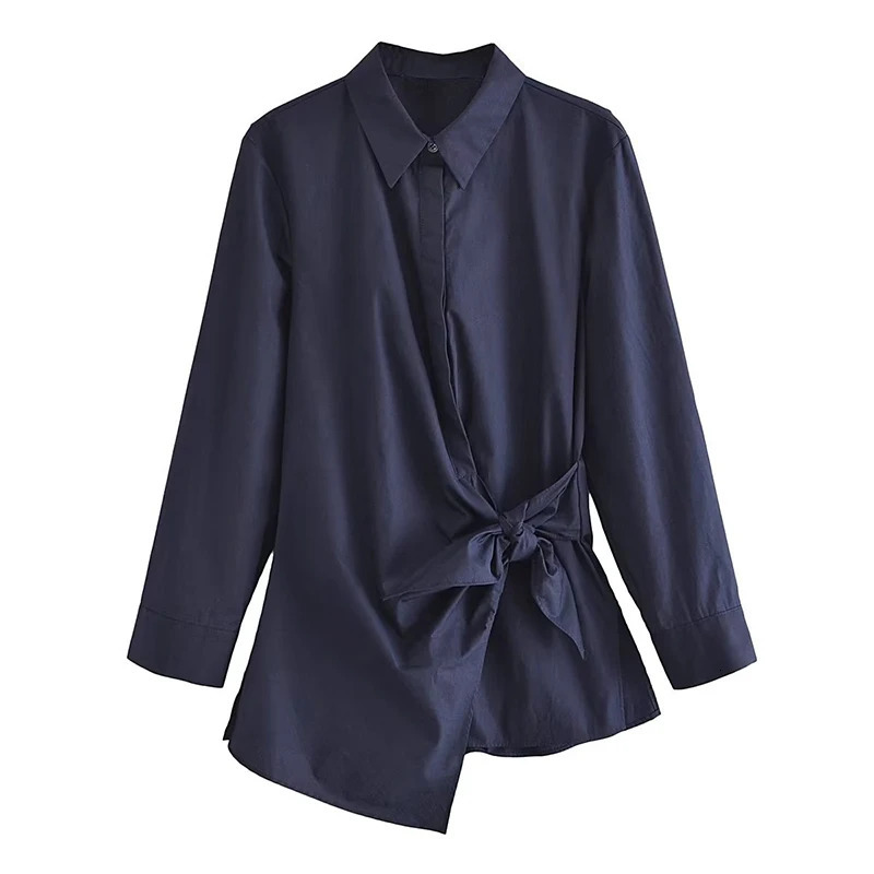 Elegant Pant Sets for Women Long Sleeve Streetwear Fashion Two Piece Loose Solid Casual Turn Down Collar 240627