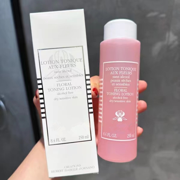 Brand lotion tonique aux fleurs 250ml floral toning lotion alcohol free Toner for dry/sensitive skin