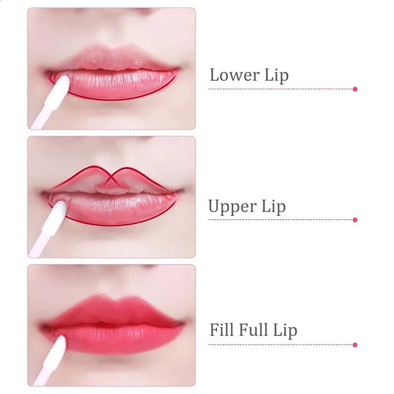 5001000PCS Disposable Hollow Bar Lip Brushes Lip Gloss Applicators for Mascara Eye Shadow Lipstick Makeup Tools Wholesale 240701