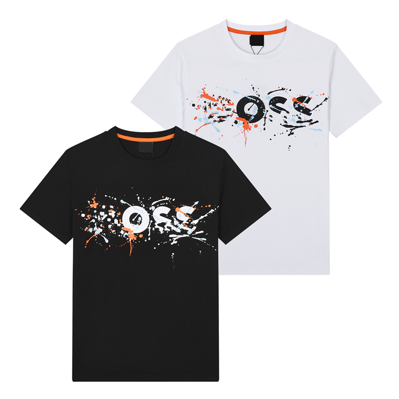 Men's designer summer new cotton printed letter anime T-shirt crewneck top men's clothing M-3XL