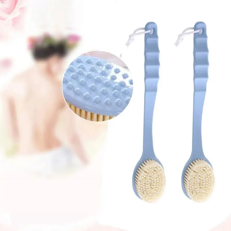 Exfoliation Shower Brush Bath Body Brush Back Use Skin Cleaner Lymphatic Drainage Bath Brush Male Female 240701