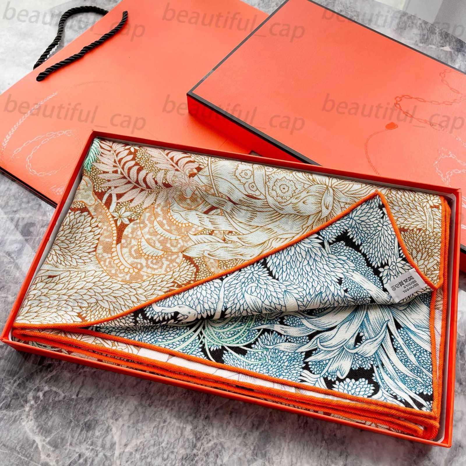 Winter Square Printed Wool sided Warm Scarf Trcal Scarves scarf designers