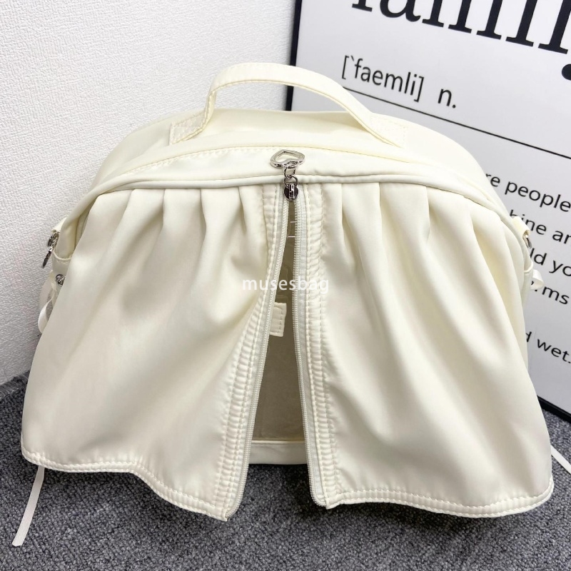 Designer Women's High Quality Simple Large Capacity Cute Curtains Doll Pain Bag New Casual and Lightweight Student Backpack Single Shoulder Commu