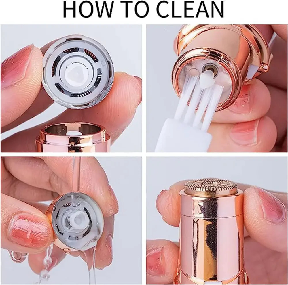 Epilator Face Painless Shaver Electric Trimmer Hair r Bikini Depilator Shaving Machine for Women Men 240701