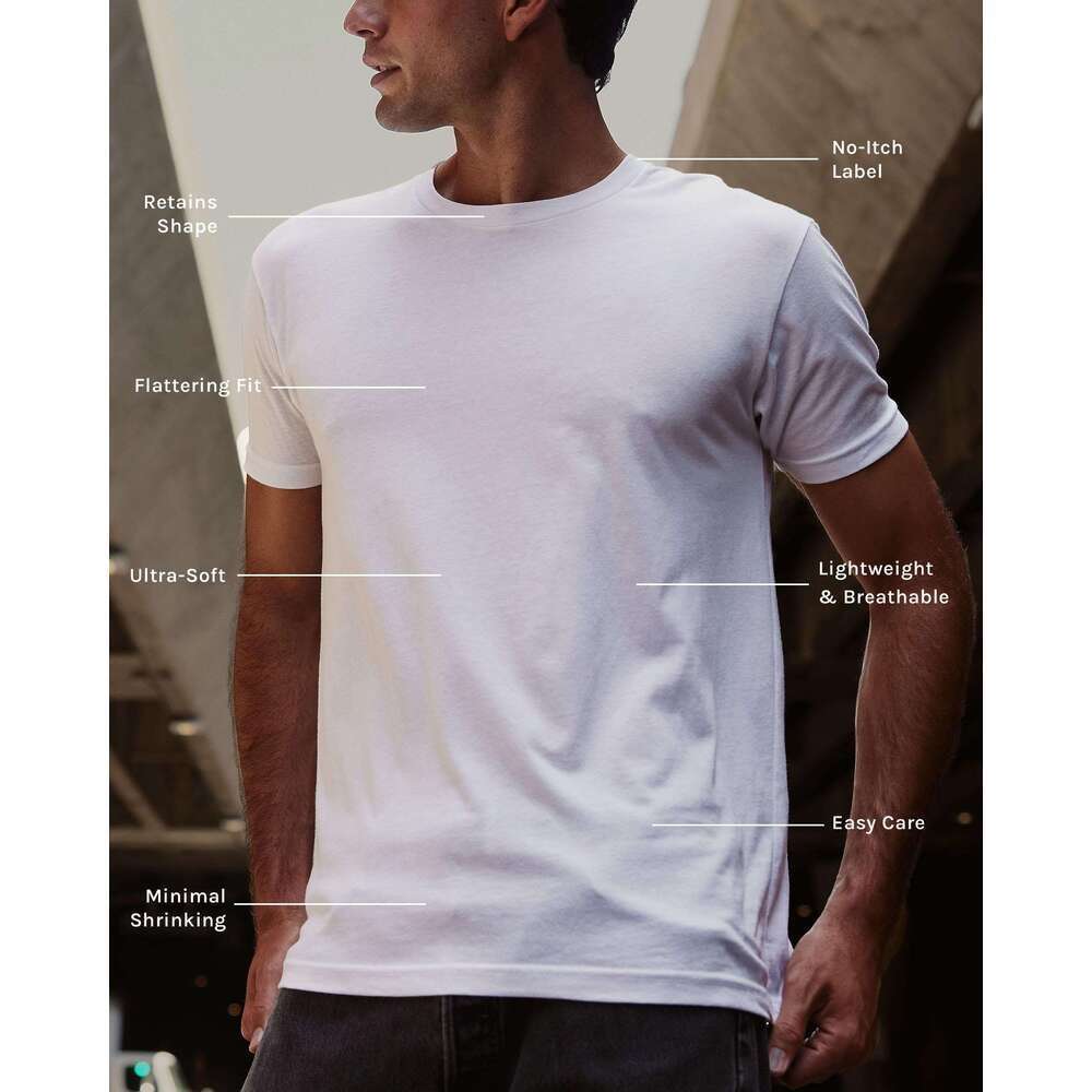 Designer Mens T Shirt with Short Sleeve Crew Neck Soft Fitted Tees Fresh Classic Basic Tshirts Tees Top Summer Clothes S-2XL Free shipping