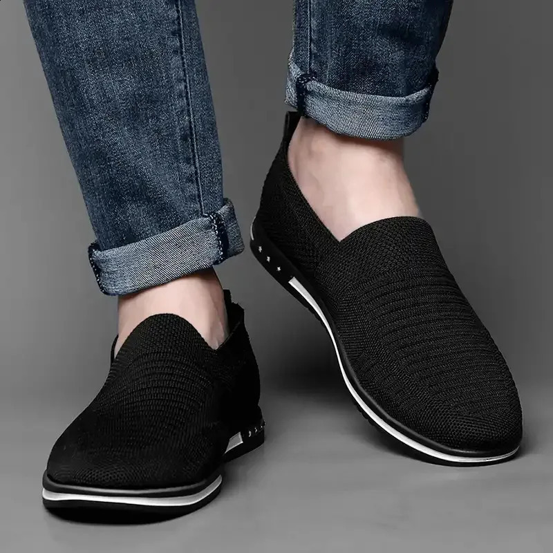 Mens Shoes Autumn Fashion Male Loafers Light Flats Breathable Men Casual Shoes Trendyol Shoe Man Chaussure Homme Sapato 240702
