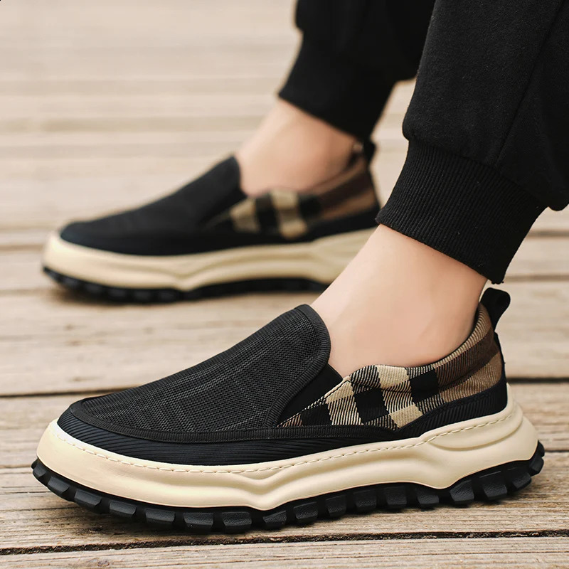 Casual Sneaker Casual Shoes Loafers Platform Sports Shoes Sports and Leisure Skateboard Wear-resistant Ventilate Outdoor 240702