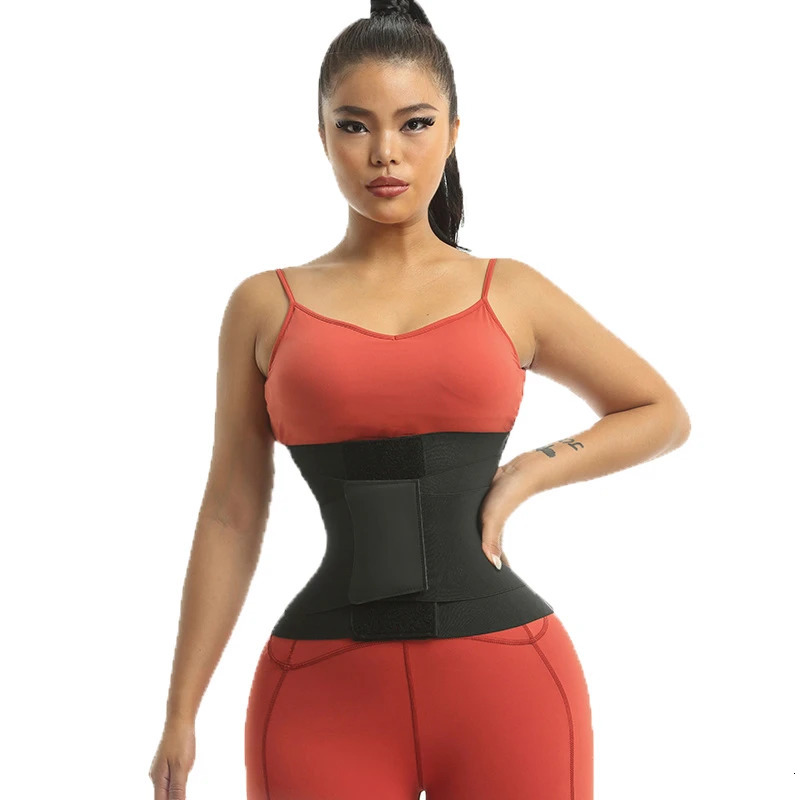 Sticky Type Hourglass Sauna Sweat Belt Workout Waist Trainer Compression Shirt Belly Girdles Corset Tops Shapewear Fajas 240701
